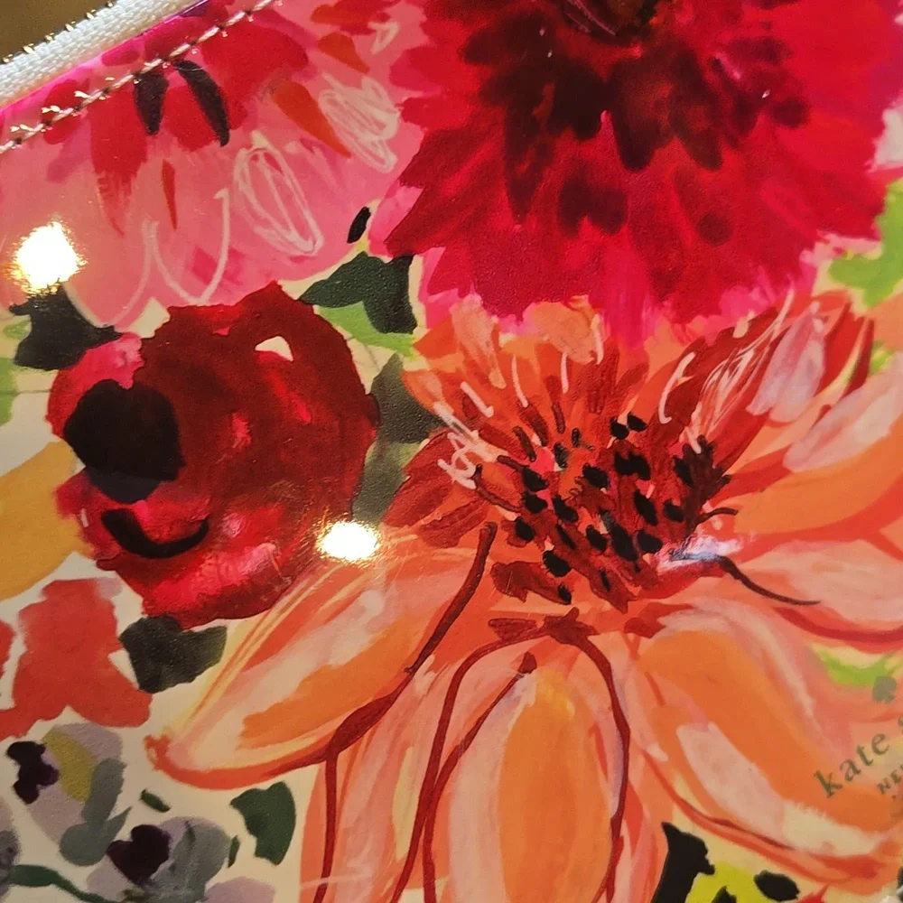 Kate Spade New York Floral Zipper Pencil Pouch